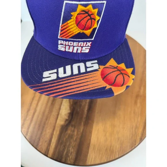 Phoenix Suns Swingman Hat Cap Mitchell & Ness Hardwood Classic Snapback Mauve - Picture 2 of 14